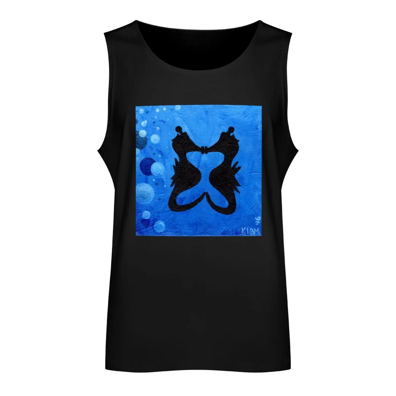 Seahorse Smoochies Tank Top Bodybuilding shirt Men sleeveless tee gym training accessories