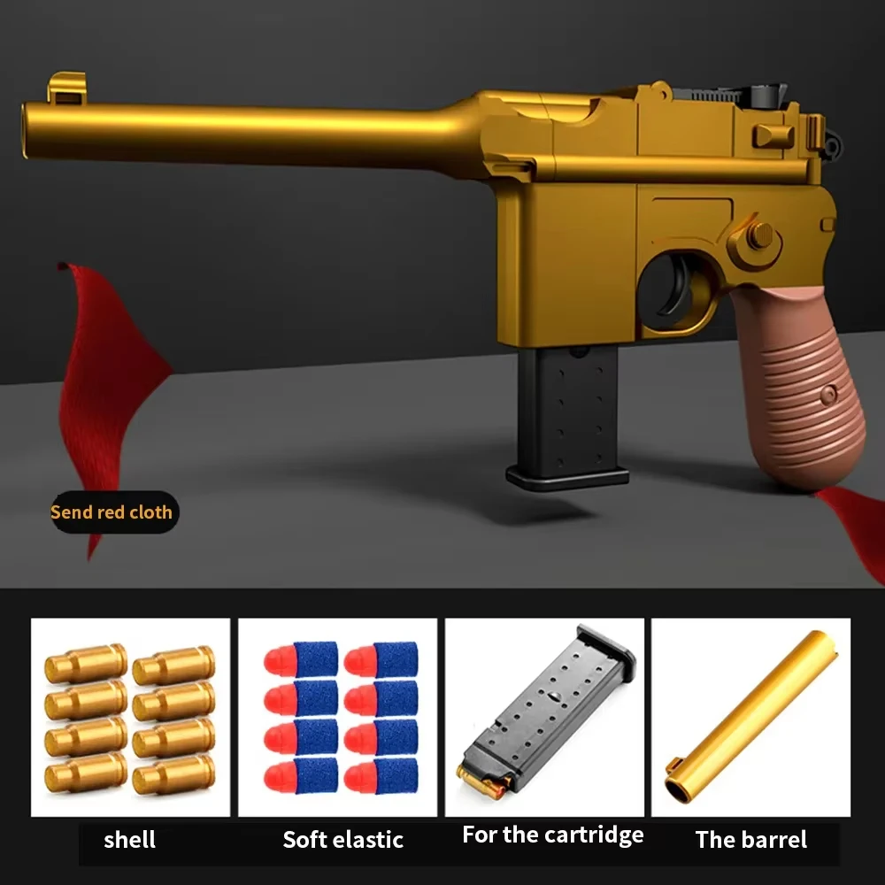 Pistolet à balles souples manuel court Airsoft, pistolet de Sniper, jouet, jeu de tir pour enfants, cadeaux d'anniversaire pour garçons