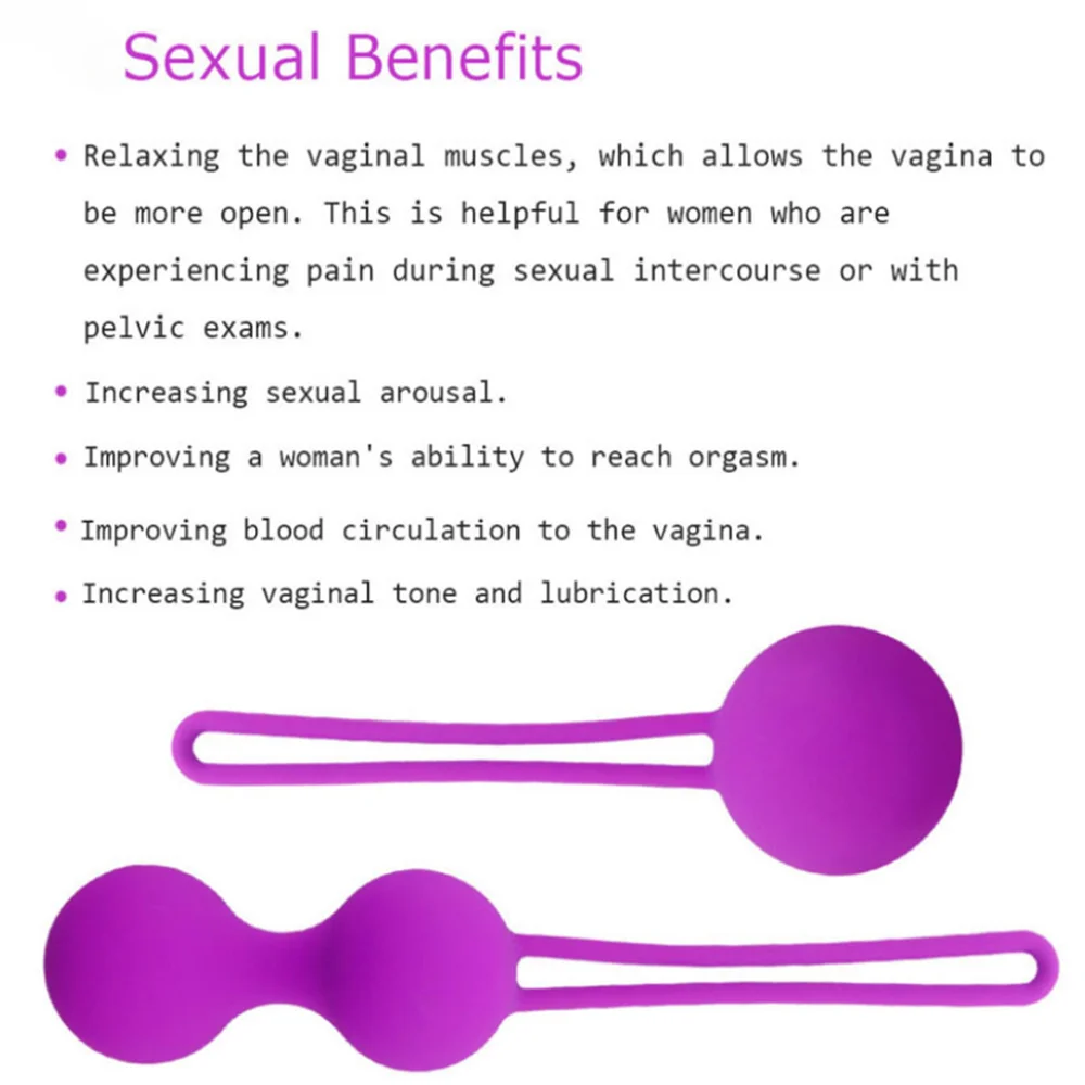 เครื่องสั่นลูกบอล Kegel แบบกระชับลูกบอลช่องคลอดของเล่นฝึกกล้ามเนื้อช่องคลอดสำหรับผู้ใหญ่ Bolas chinas เซ็กซ์ทอย