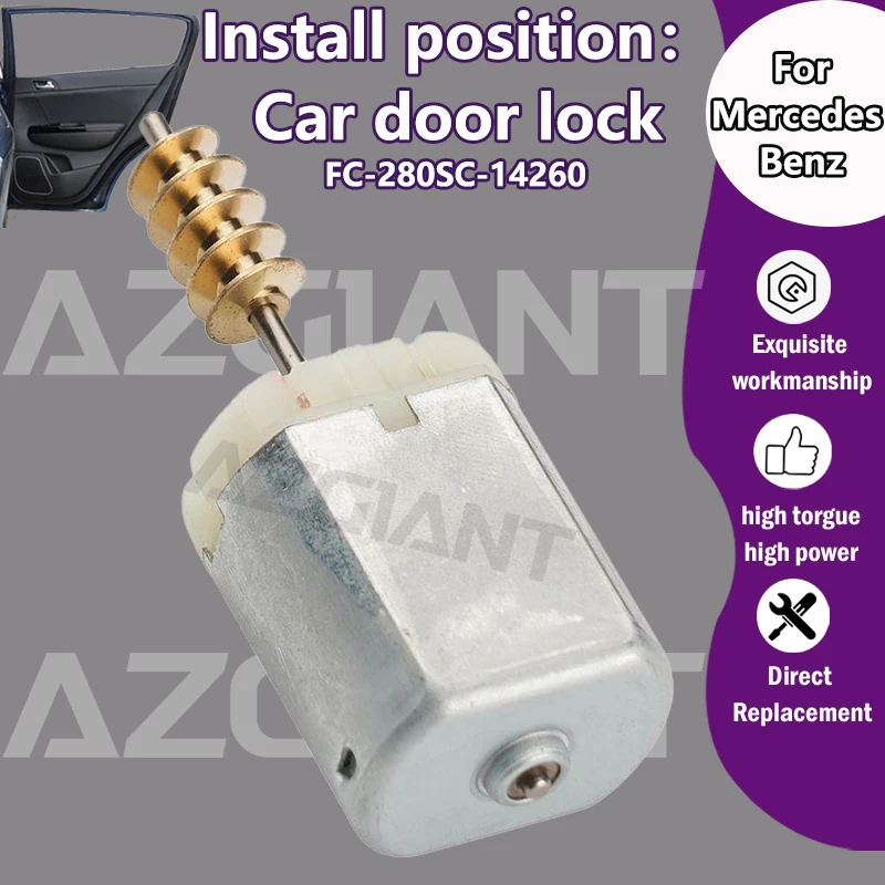 

Car door locking system 12V DC motor For Mercedes Benz CL-Class W216 CL63/65AMG/550/600/S-Class W221 S350/400/450/550/600/63 AMG