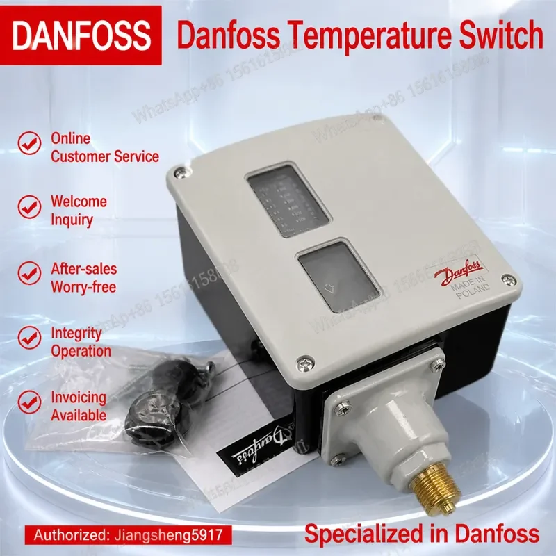 Danfoss RT11 017-508366 RT12 RT13 017-508966 017-509766 Temperature Switch Thermostat Control Sensor for Refrigeration HVAC