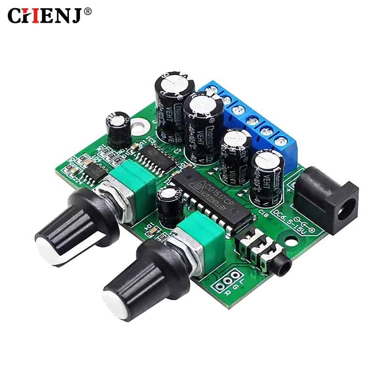 TDA1517P 2.1 Super Bass Mini Micro 3 CH Power Amplifier Board 6W+6W+25W HIFI Class D Digital Power Amplifier Module for Speaker