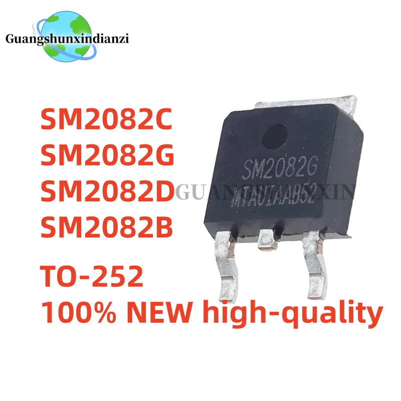 10PCS 100% New SM2082G SM2082C SM2082D SM2082B TO-252 LED constant current driver control chip
