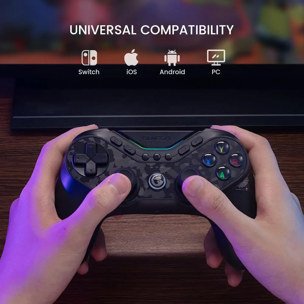 GameSir T3 Pro Tarantula Pro Wireless Gamepad, Multi-platform Gaming Controller for Switch PC iOS Android