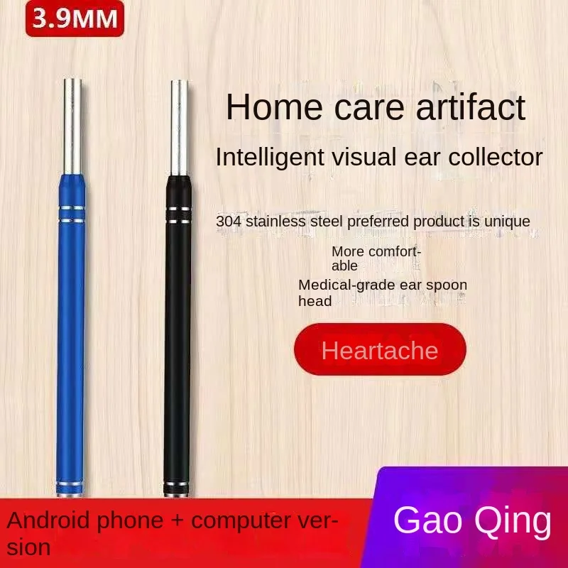 3.9Mm Không Dây WiFi Thị Giác Kiểm Tra Otoscope Android IOS Điện Thoại Đa Năng Tai Wax Sạch HD Dạ Quang Tai Chọn