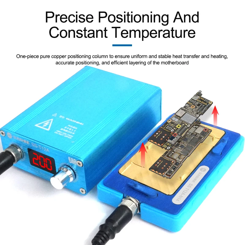 SUNSHINE SS-T12A-N14 N15 N13 4 in 1 Motherboard Repair Heating System for IP14/14 Pro/14 Pro Max/14 Plus Motherboard Layering