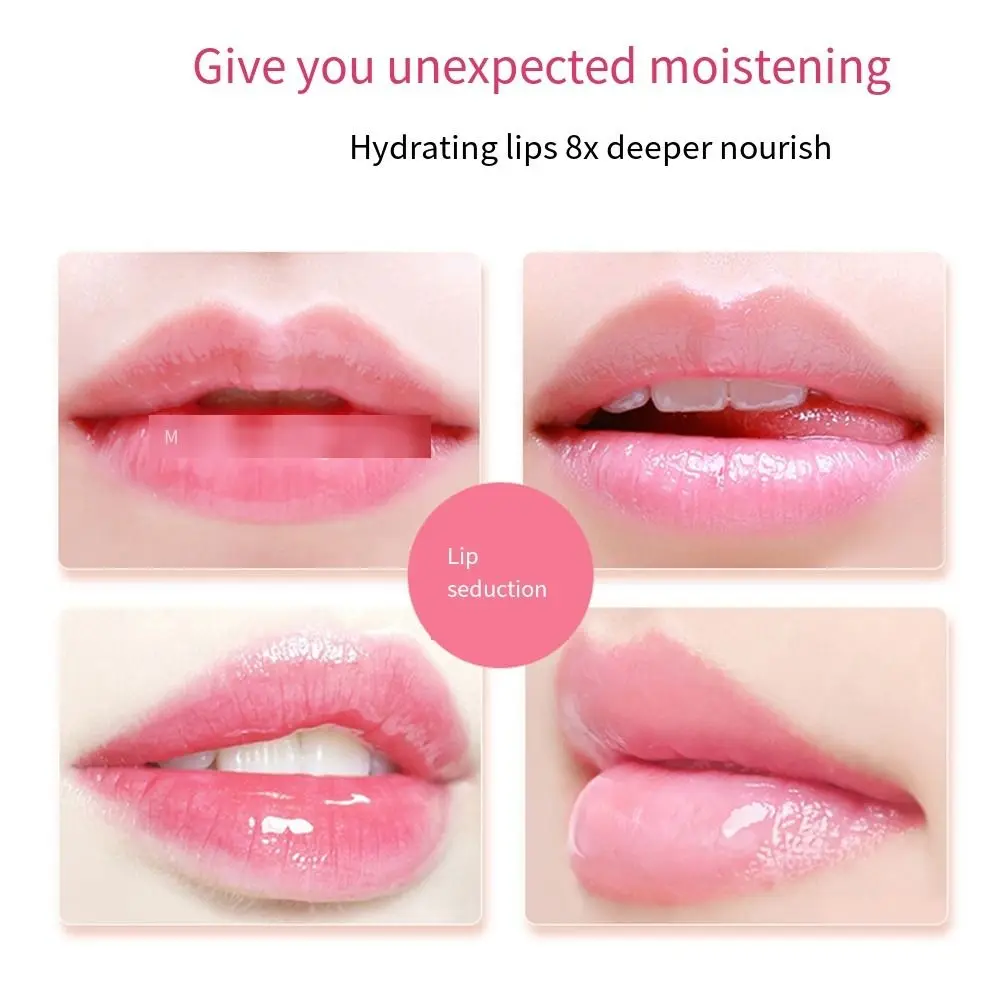 10 ชิ้นซ่อมคริสตัล Collagen Lip Mask Anti - wrinkle Cracks Lip Care Mask Brighten Nourishing Labial Gel Patch Skin Care