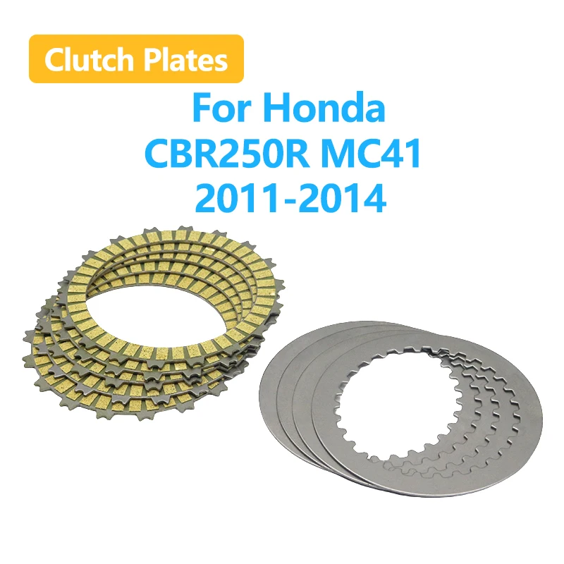 

For Honda CBR250R MC41 2011-2014 2013 2012 CBR 250R Motorcycle Accessories Engine Clutch Friction Plate Steel Plate Disc Kits