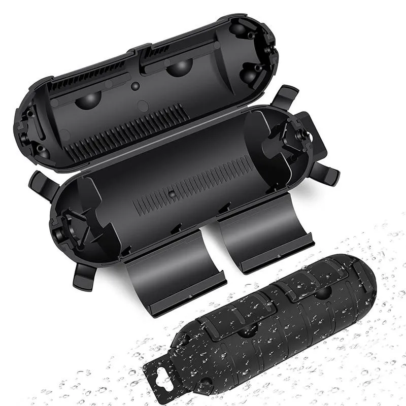 1/2pcsOutdoor Extension Cord Safety Cover with Waterproof Seal, Weatherproof Electrical Connection Box to Protect Outdoor Outlet