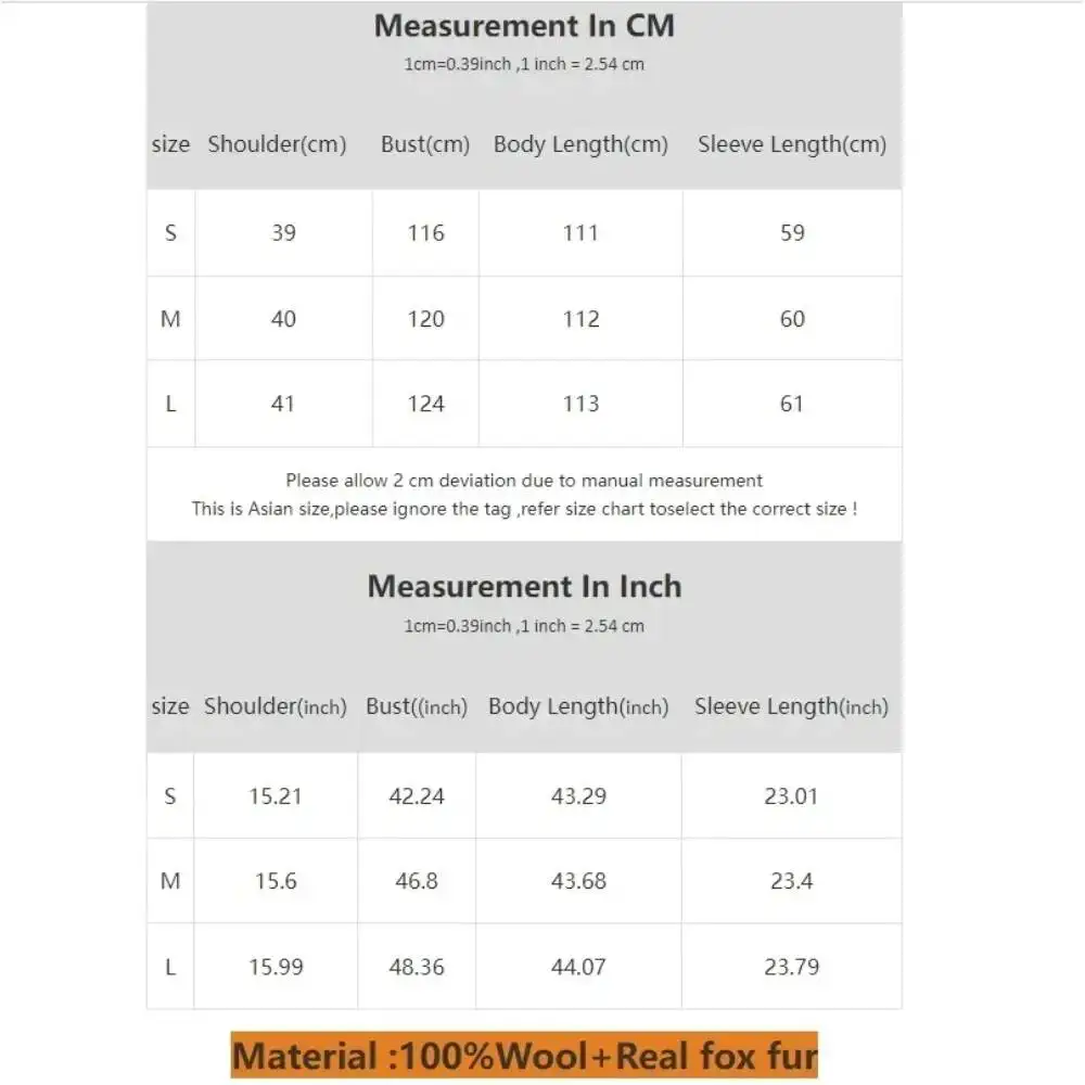 حقيقي كبير التلبيب طويل الثعلب الفراء الصوف المرأة سترة صوفية 2025 شتاء جديد على الوجهين معطف من قماش الكشمير الإناث #6