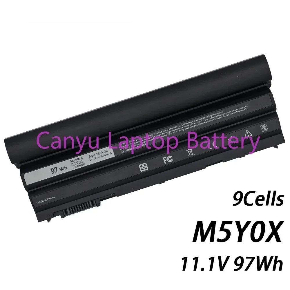 M5Y0X For  Latitude E6430 E6420 E6520 E5420 E5520 E5530 E5430 71R31 NHXVW X57F1 T54F3 T54FJ 8858X 11.1V 97Wh Laptop battery