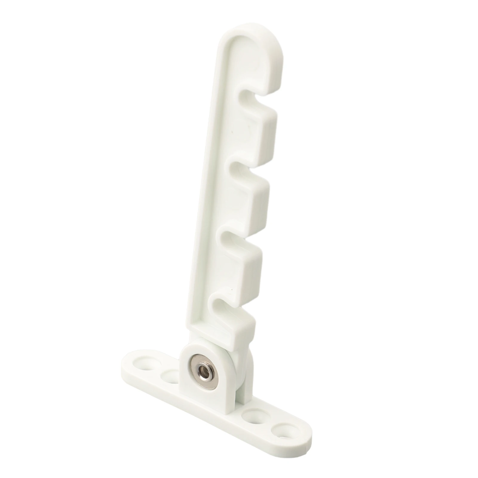 Sash Limiter Latch Door Lock Sash Lock Wind Hook Child Safety For Homes For Kindergartens White Plastic mild Steel