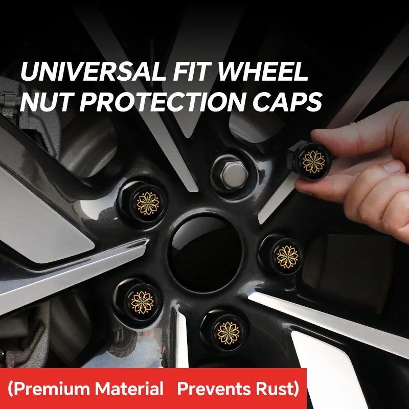20PCS Cap Tire Nut Caps For Kia K3 K2 K4 K5 Sportage Sorento Seltos Ceed Stonic Niro EV6 Car Wheel Caps Bolts For Wheel Bolts