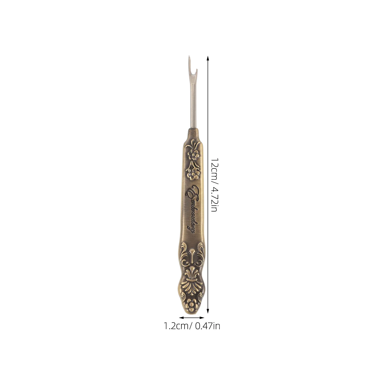 Professional Zinc Alloy Seam Ripper Exquisite Vintage Seam Rippers for Sewing Embroidery Removal Tool Thread Cutter Tool Metal