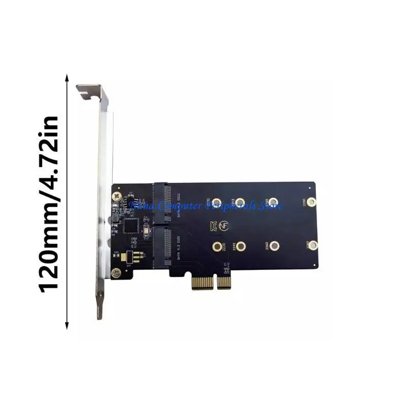 F68C M.2 NGFF SSDS إلى بطاقة محول PCIE PCIE إلى M.2 مع بطاقة الدعم M.2 NGFF 2242 2260 2280 2260 SSDS