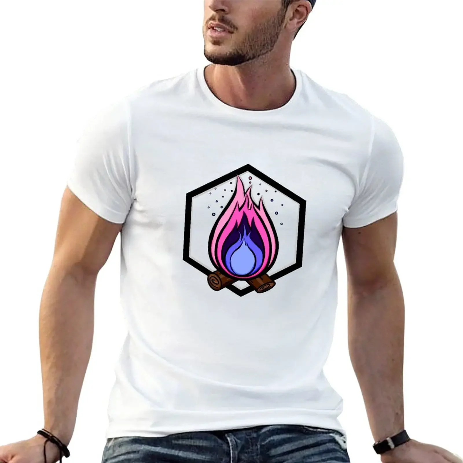 omni campfire T-Shirt customs Blouse men clothes