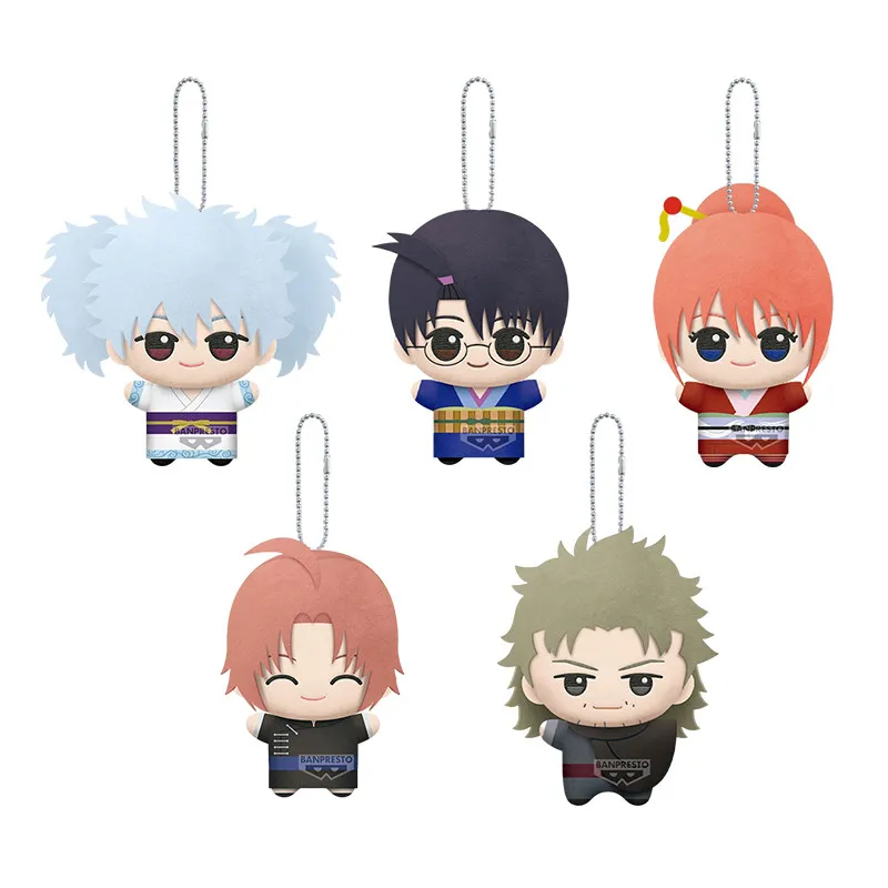 

Плюшевый брелок Bandai Gintama Sakata Gintoki, мини-подвеска для любителей аниме, коллекционный сувенир