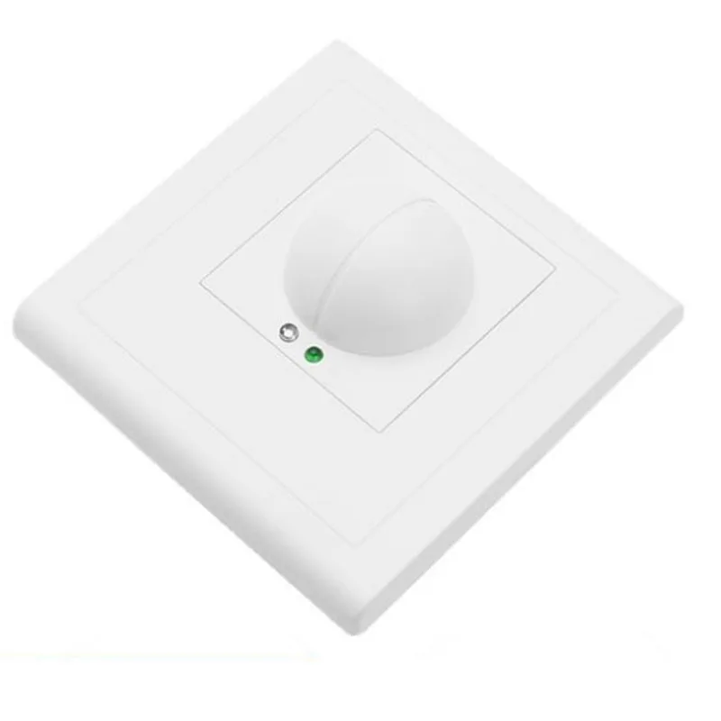 High power 220V 5.8GHz HF 16A LED Microwave 360 Degree Radar motion Sensor Light Switch 86  light Body Motion Detector