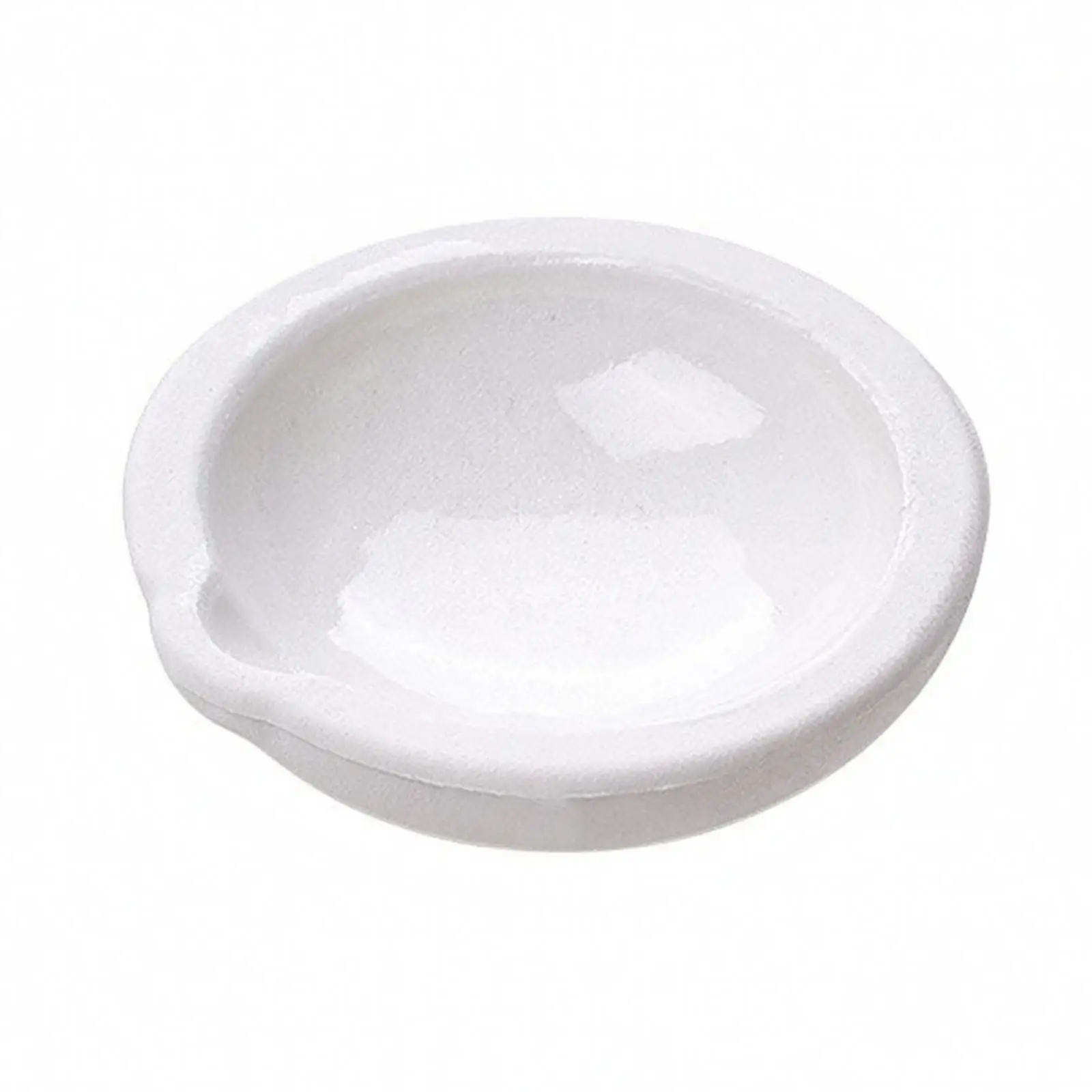 White Ceramic Crucible Bowl High-Temperature Ceramic Glass-Like Material Melting Crucible Refractory for Jewelry Makers, Metal