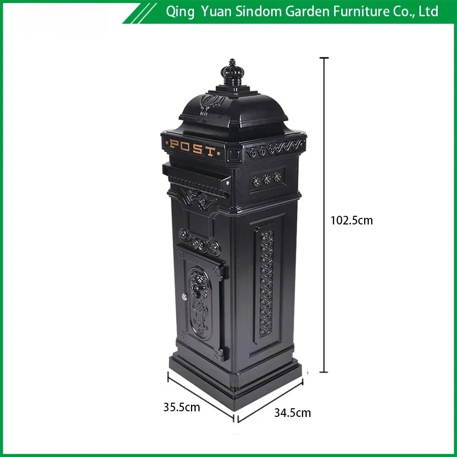 Modern Street Mailbox, Outdoor Standing Letterbox, Fashion