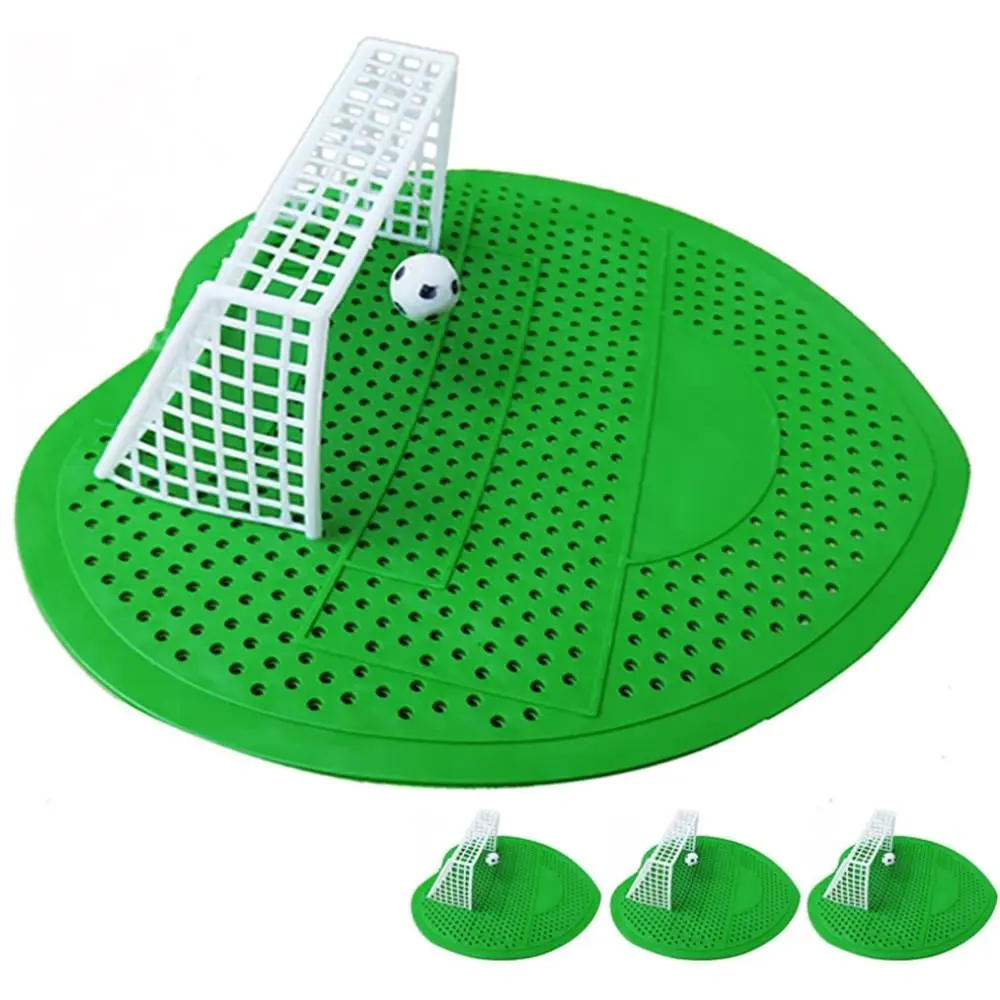 Cleaning Aromatic Urinal Screen Prevent Splashing Football Goal Urinal Mat Anti-Clog Fragrant Tablets Men's Toilet