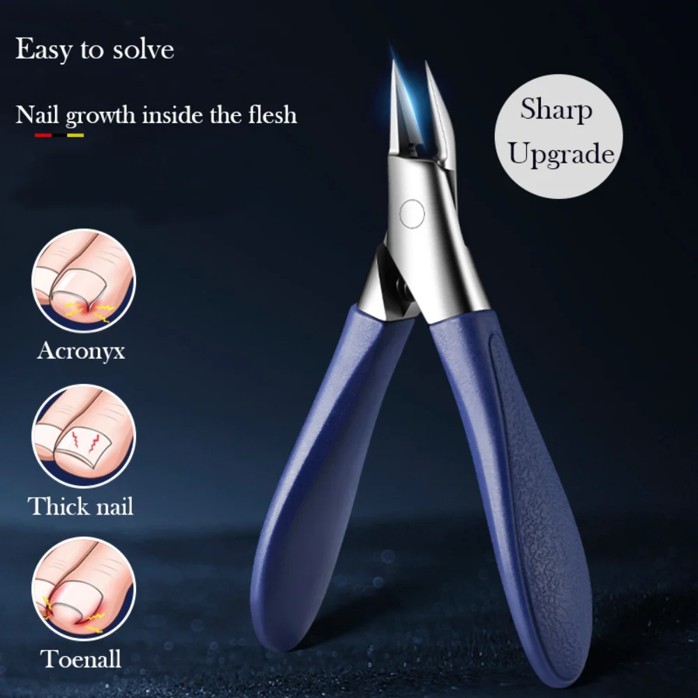 High Quality Portable Angled Nail Clippers Specialized Durable Nail Pain Relief Tool Stainless Steel Foot Repair Tool