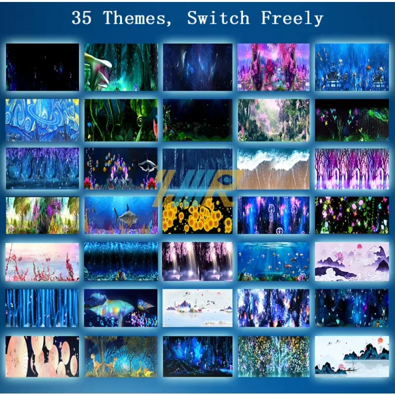 Projecteur 3D Immersif Adapté à Toute Scène, Cartographie, Projection, Tunnel