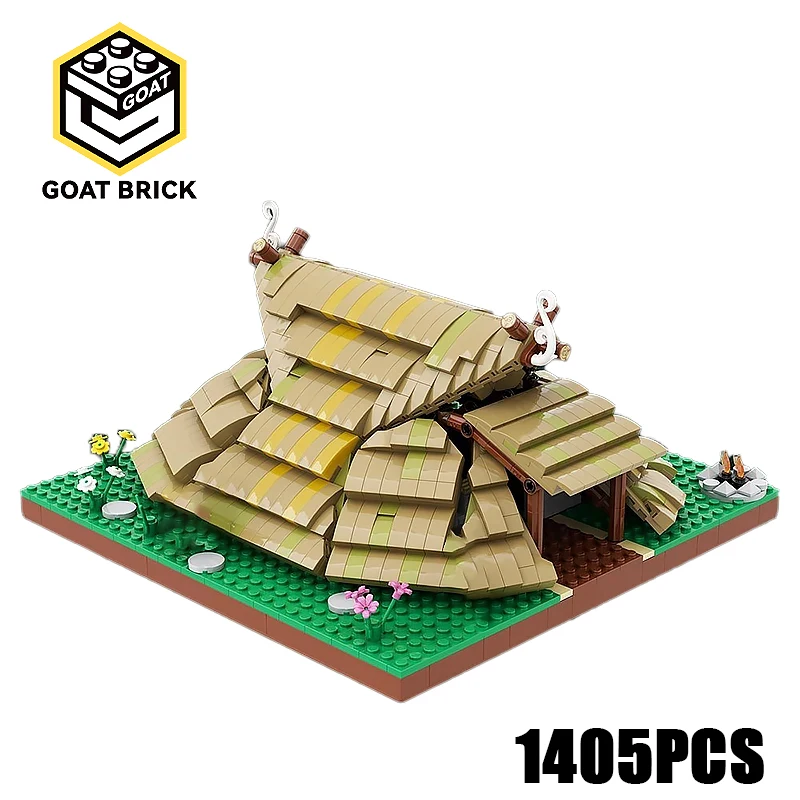 Moc Bausteine Alte Keltische Haus Technologie Modulare Ziegel Modell Geschenke Weihnachten Spielzeug DIY Sets Montage