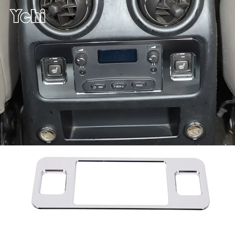 

Aluminum Alloy For Hummer H2 2003-2007 Car Rear Air Outlet Button Decorative Frame Sticker Car Interior Accessories
