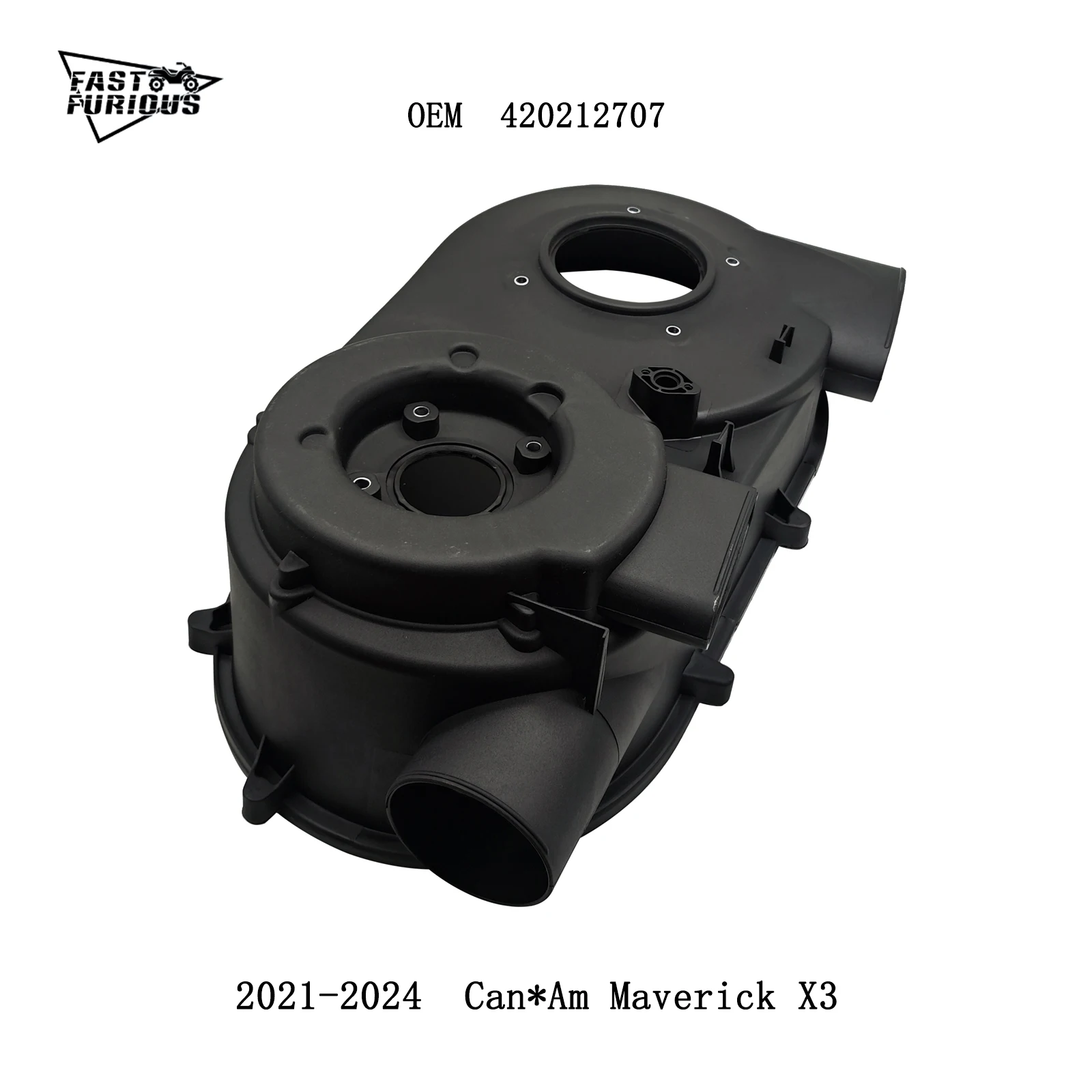 New For BRP Genuine Maverick X3 Inner Belt Box Cover CVT Inner 420212707 CFP-X3-042-1