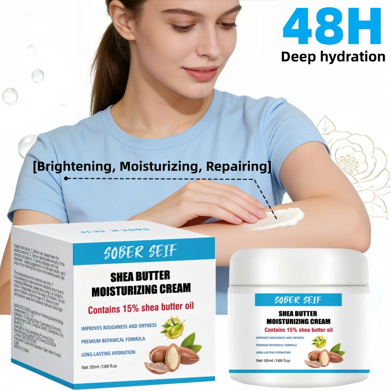 Upgraded Formula Body Cream, Deeply Moisturizes Dry Skin, Leaving It Soft and Glowing, Contains Shea Butter and Other New Formulas, Suitable for Redness and Sensitive Skin