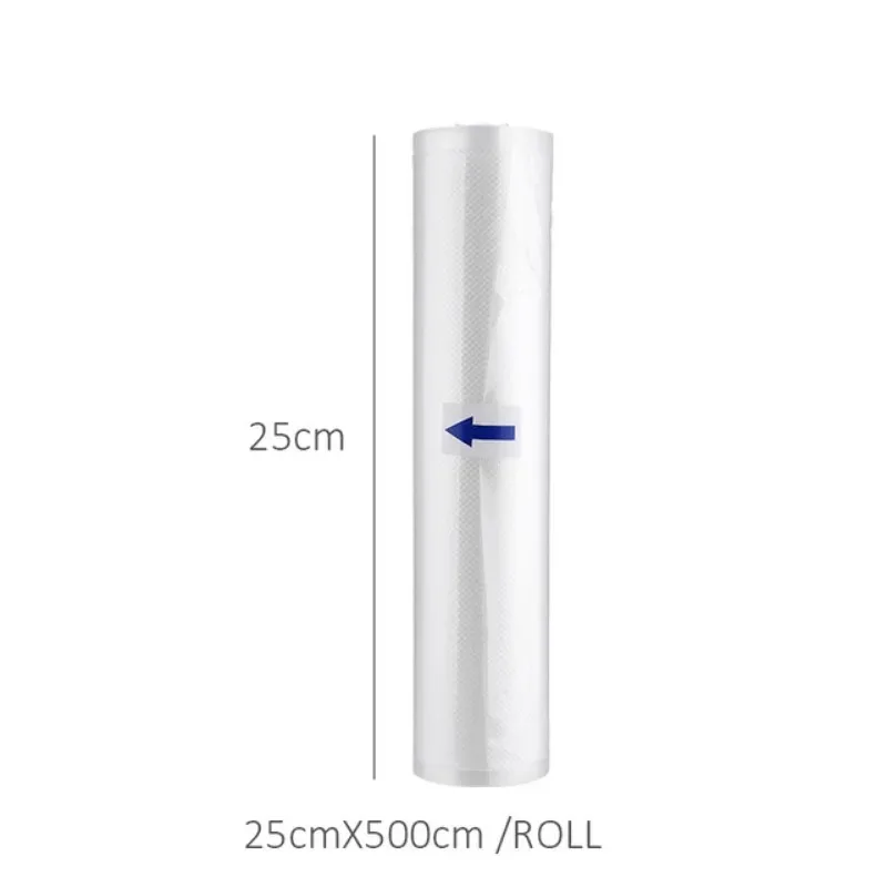 Multi Size Vacuum Food Sealer Bags Rolls 12/15/20/25/28cmx500cm Heat Resistant Sous Vide Storage Bags For Home Food Packaging
