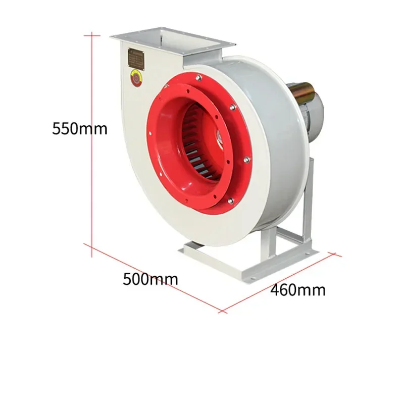 

Power Frequency Centrifugal Fan 220 380V 2.2KW Blower Fan Ac-CENTRIFUGAL Fan Centrifugal Blower Grille Exhaust Ventilation Fan