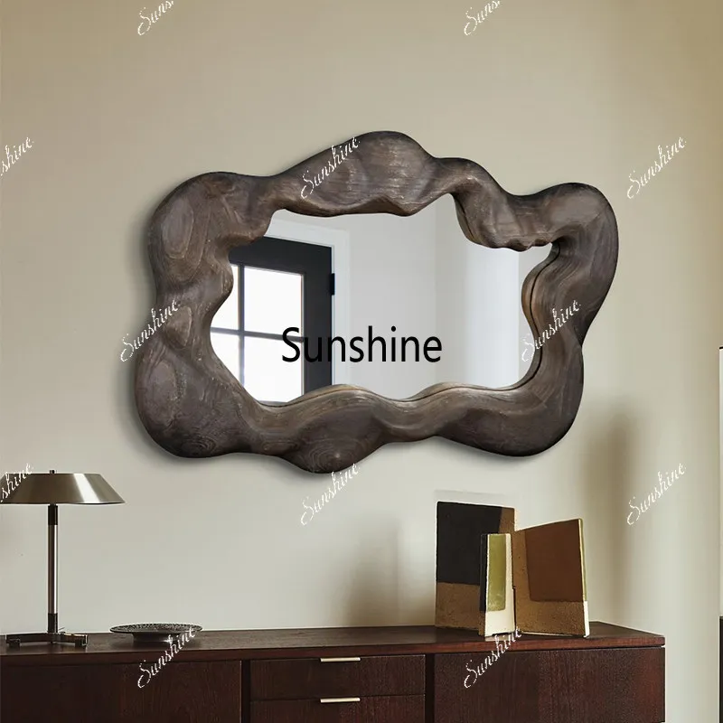 French Art Decorative Mirror Household Living Room Entrance Mirror