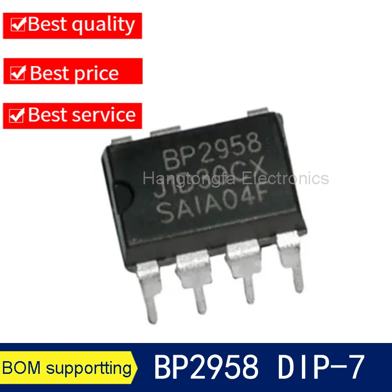 BP2958 DIP-7 LED Chip Peredupan Analog PWM Tanpa Lubang Presisi Tinggi dengan Kualitas Baik dan Harga Rendah BP2958