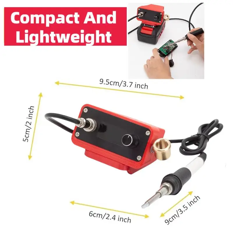 T12 For Ozito For Einhell power X Change Battery  Portable Soldering Iron 18v Solder Station Cordless Soldering 18V