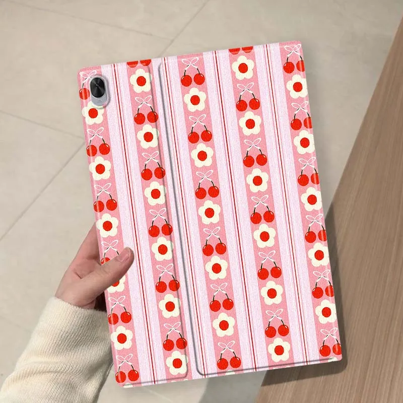Pink Strawberry Art For Huawei MediaPad 11 M5 M6 ES Pro M5Lite Honor Pad V7 V8 X7 X8 X9 GT Pro Tab Tablet Case Soft