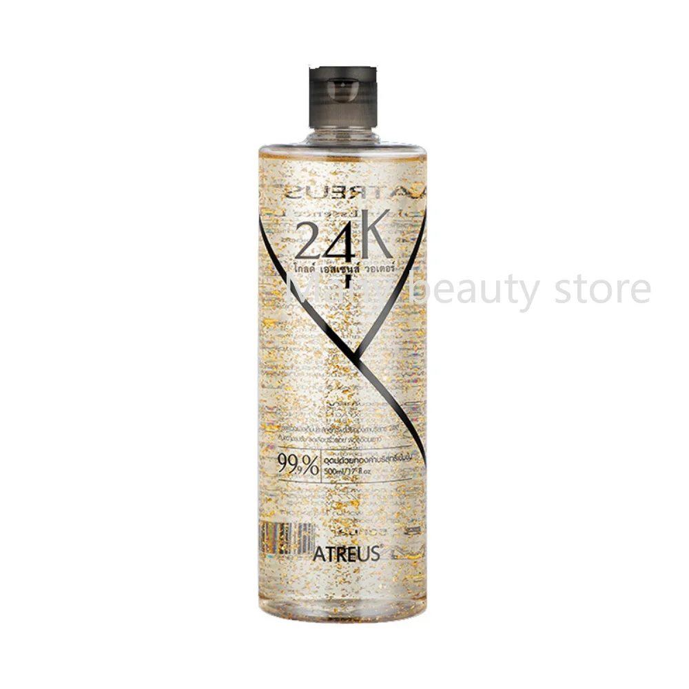 

ATREUS 24K Gold Essence Toner 500ml Moisturizing Nourishing Deep Hydration Anti-aging Brightening Firming Skin Care Product