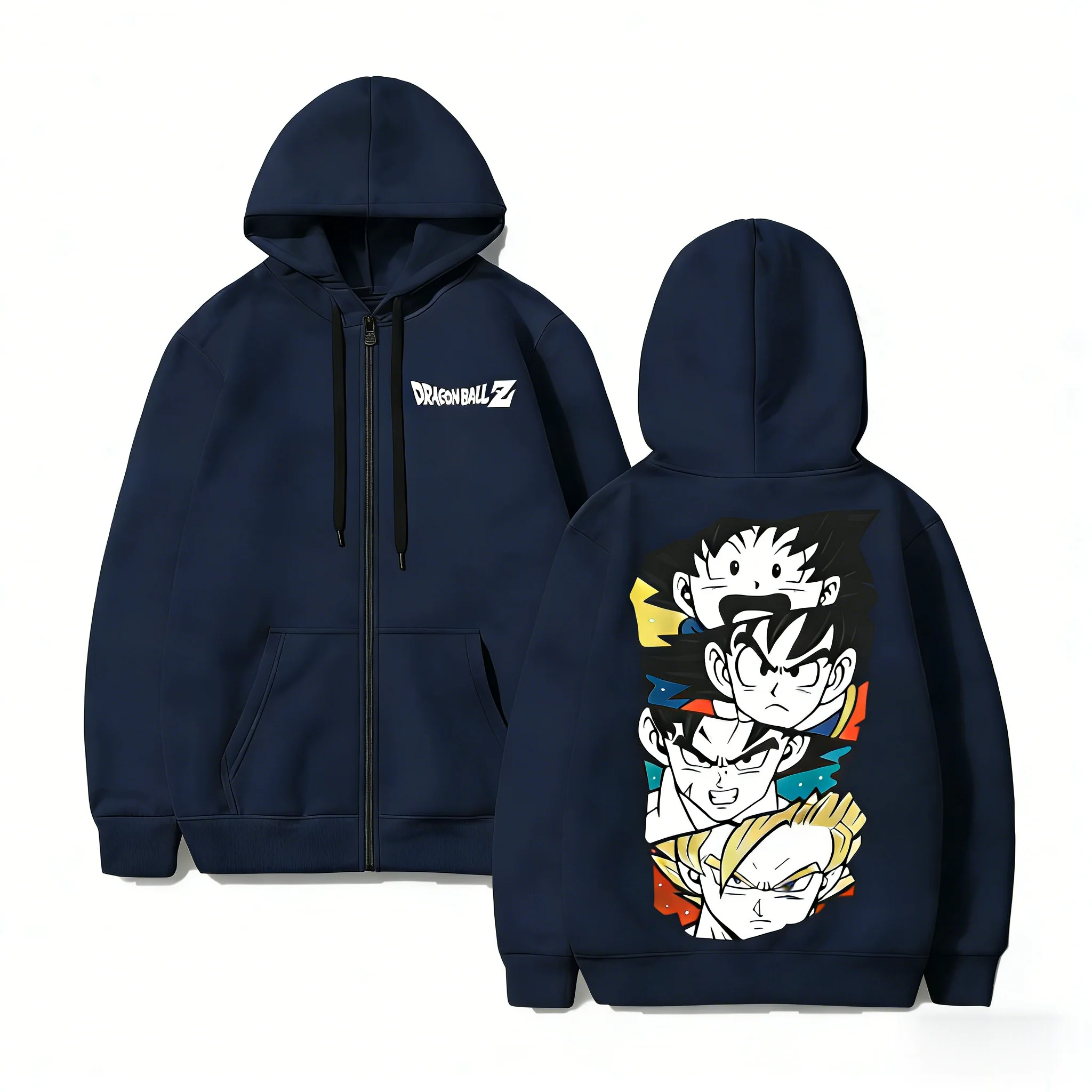 Dragon ball z anime hoodie das mulheres dos homens zip up moletom pulôver streetwear casual 2026 inverno gráfico jaqueta hoodies manga longa