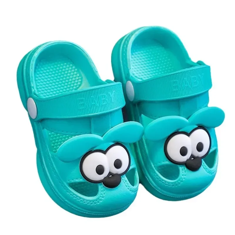 2024 Summer New Baby Hole Shoes Children Nice Non-slip Soft Floor Old Boys Girl Beach Sandals 1 -5 Years