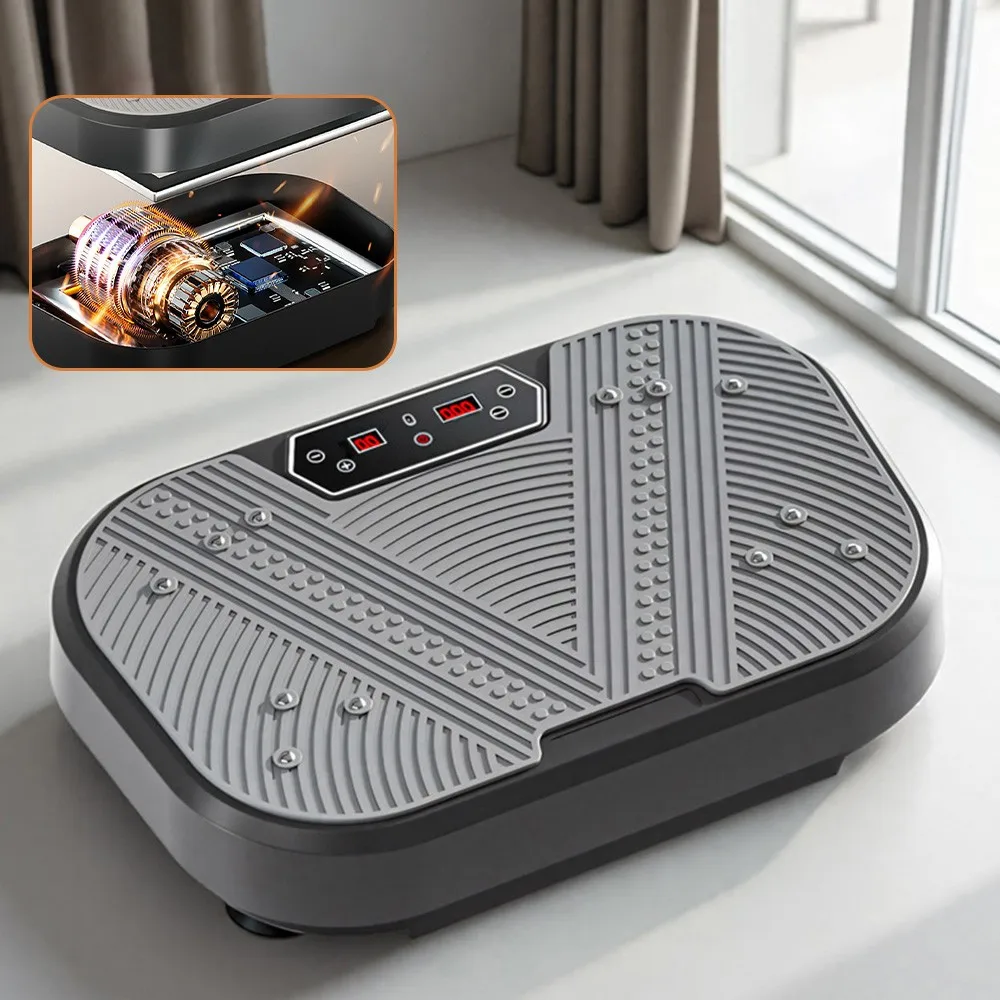 Wibrator do ćwiczeń z 120 trybami wibracji, urządzenie do spalania tłuszczu, fitness domowy, modelowanie sylwetki, trening całego ciała, przenośny sprzęt fitness, udźwig 175 kg.