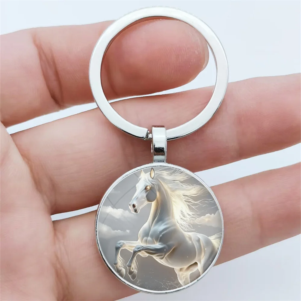 Брелок-с-белой-лошадью-и-единорогом-прочный-металлический-рюкзак-с-драгоценными-камнями-подвеска-для-семейного-любовника-детский-подарок-дружбы