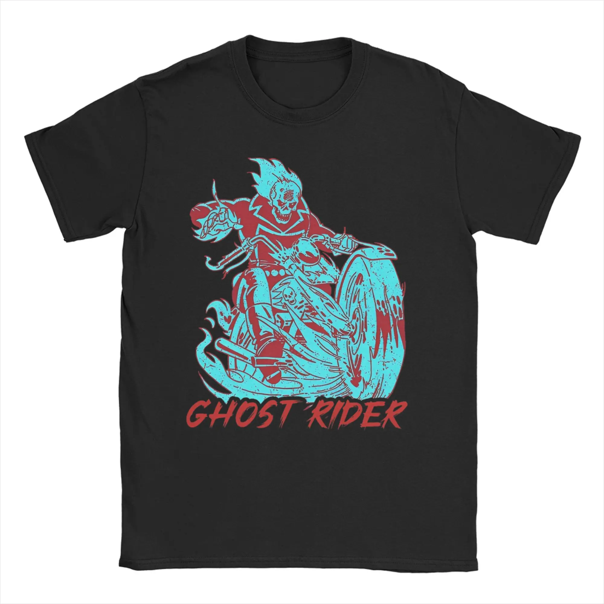 

Ghost Rider Flames of Vengeance Merch Men Women T Shirts 100% Cotton Tee Printed Tops T-shirt
