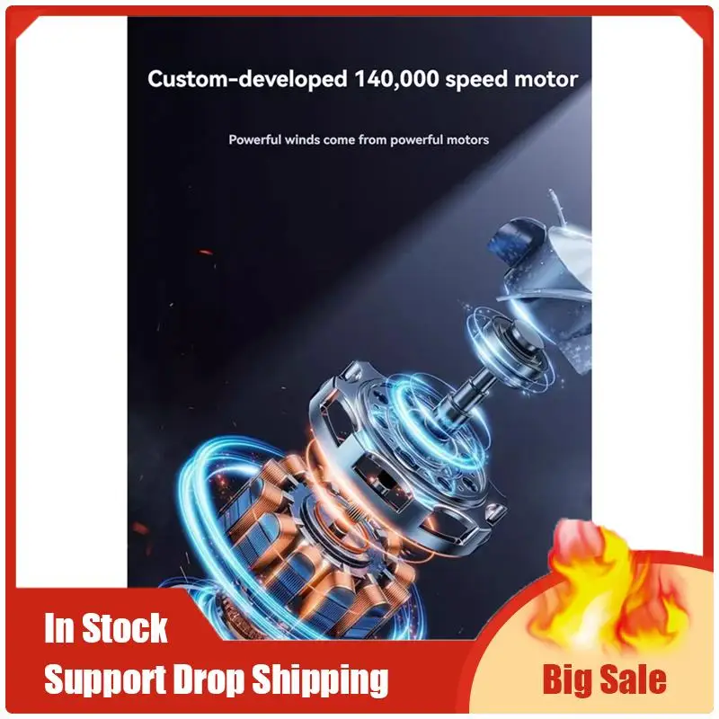 

A70U New X3pro Turbo Jet Blower 140000RPM Powerful Air Blower Brushless Motor Turbo Fan Wind Speed 8000Mah Souffleur Air Puissan