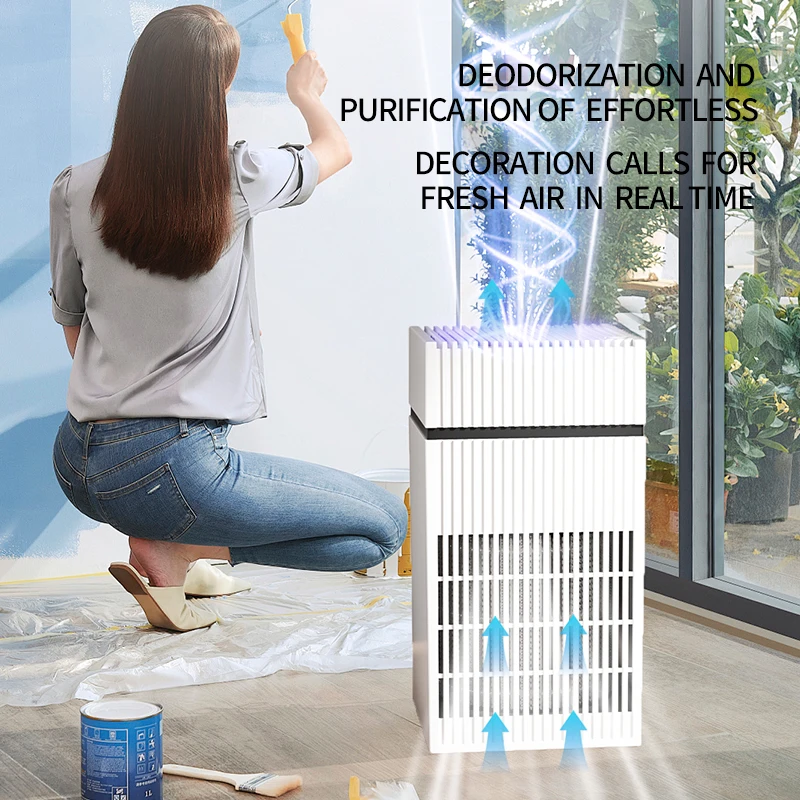 Air purifier household indoor purifier smoke and formaldehyde removal air purifier negative ion deodorization
