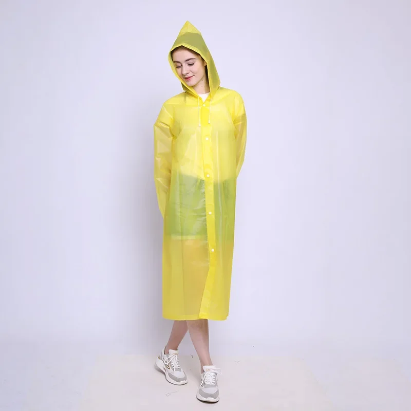 Unisex EVA nepromokavý plášť přenosné móda zahuštěný vodotěsný pršet obalit muži ženy černá vícebarevná kemping vodotěsný rainwear oblek