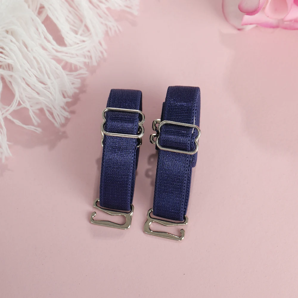 Bra Straps Solid Color Bra Strap Women Shoulder Strap Bra Accessories Elastic Non-slip Straps Summer Underwear Accessory New