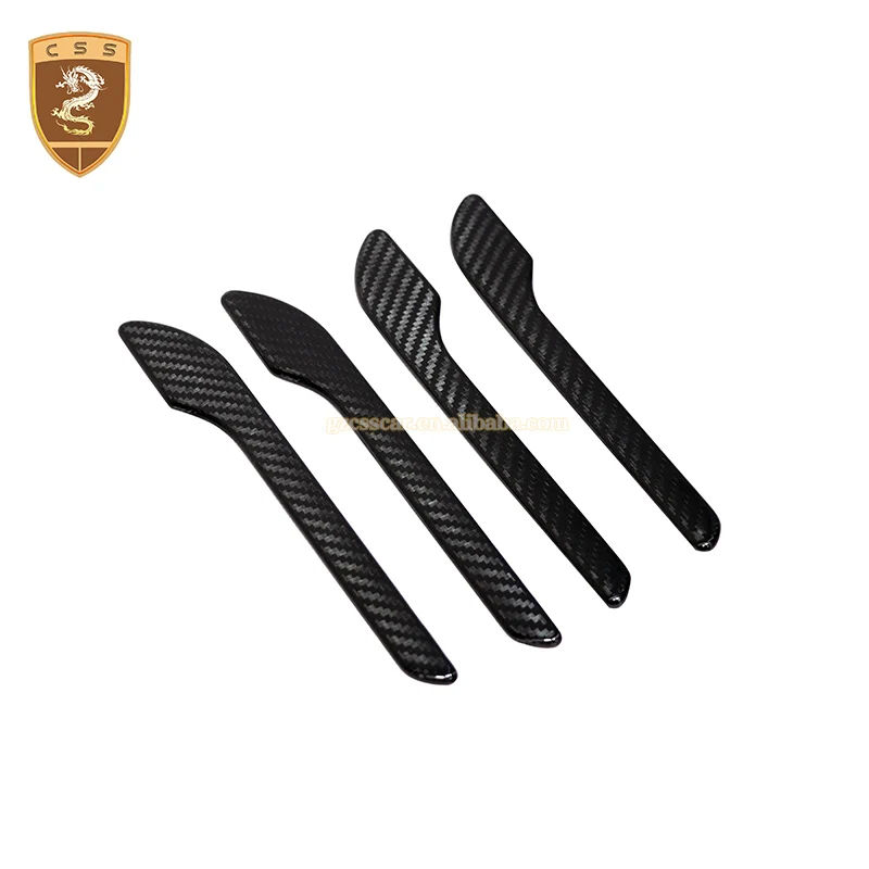 High Quality Dry Carbon Fiber Car Door Handle For  Model 3