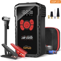 KOPUO 2000A Peak Car Jump Starter Power Bank Portable 150PSI Air Pump Car Battery Emergency Boosters Starting Device Car Starter