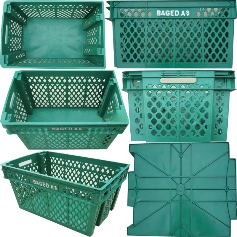 High Quality Custom Plastic Crate Basket Mould Durable Storage Container Mold for Industrial Logistics Daily Household Use